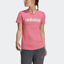 Camiseta Adidas Essentials Slim Logo Feminina Rosa