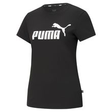 Camiseta Puma Essentials Logo Feminina Preta