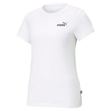 Camiseta Puma Essentials Small Logo Feminina Branca