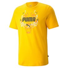Camiseta Puma Advanced Graphic Masculina Amarela