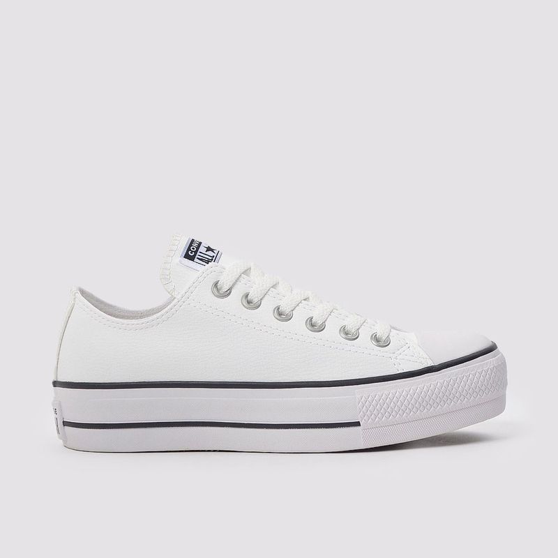 Tênis converse chuck taylor all star platform lift ox sales branco