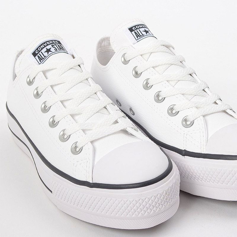 Tênis Converse Chuck Taylor All Star Ox Lift Couro Platform Preto