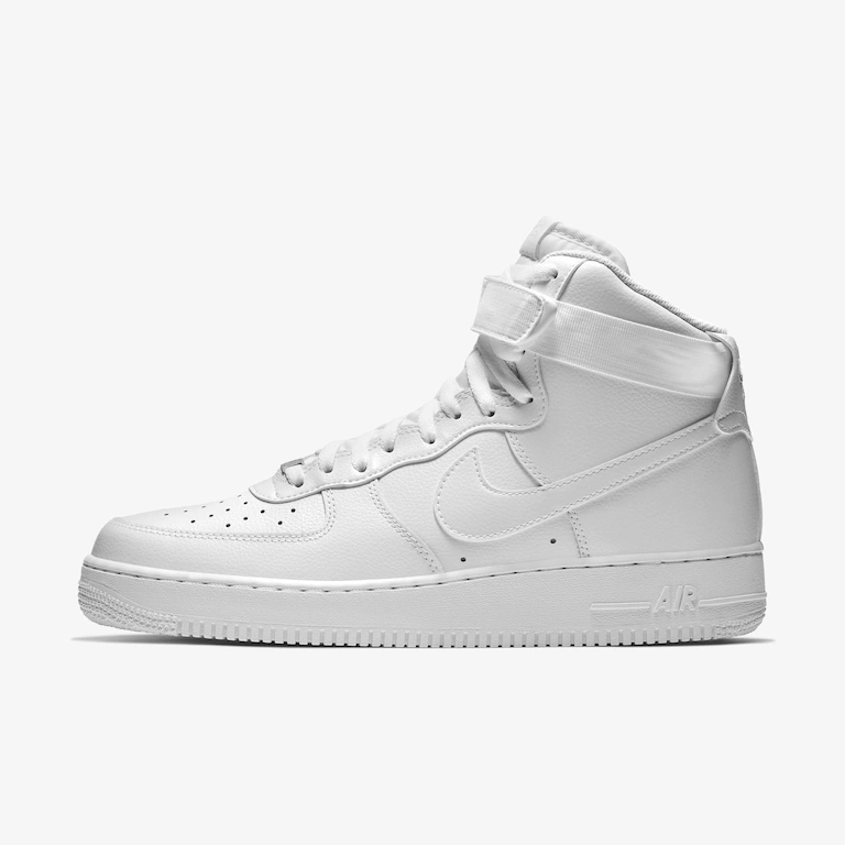 Nike air force high sales top white