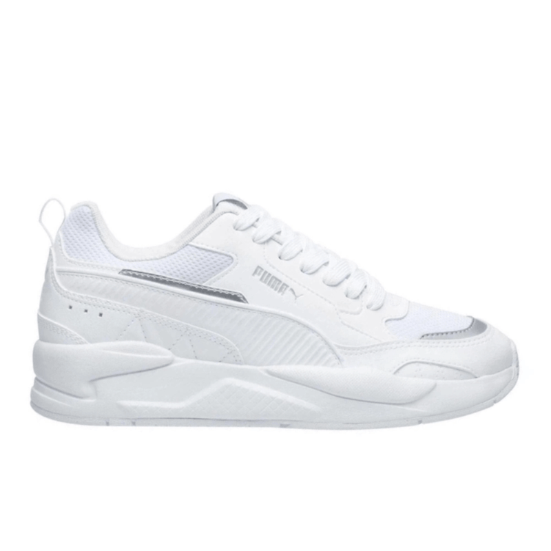 Tenis Puma X-ray Square Mujer Blancos/grises Morados De Tenis